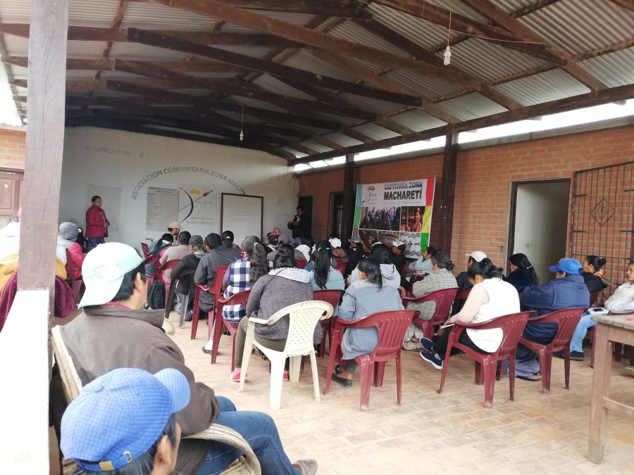 Capitan&iacute;a Zona Machareti inscribe su sigla como pueblos ind&iacute;gena de cara a las elecciones Subnacionales 2021 y analiza candidaturas en asamblea zonal