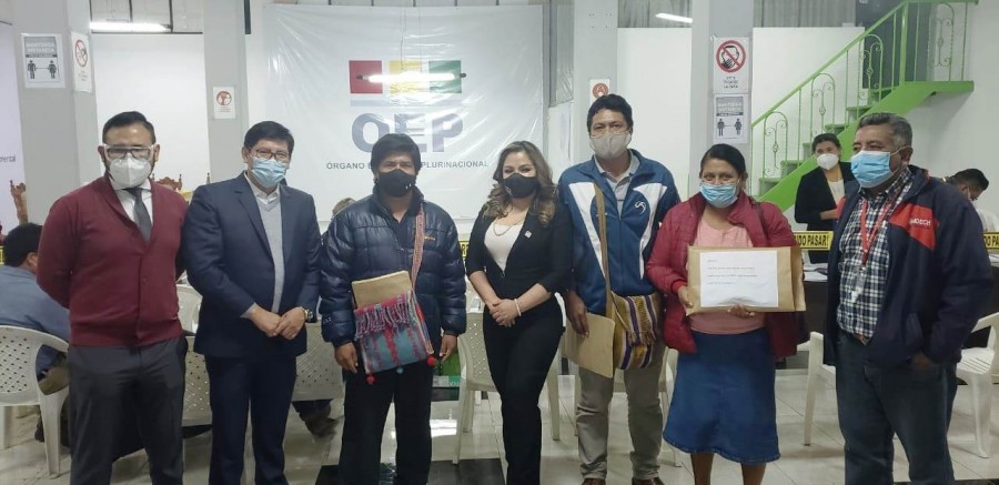 La Capitania Zona Macharet&iacute; rumbo a las elecciones Subnacionales, se inscribe  marcando un hito hist&oacute;rico en la democracia de Bolivia